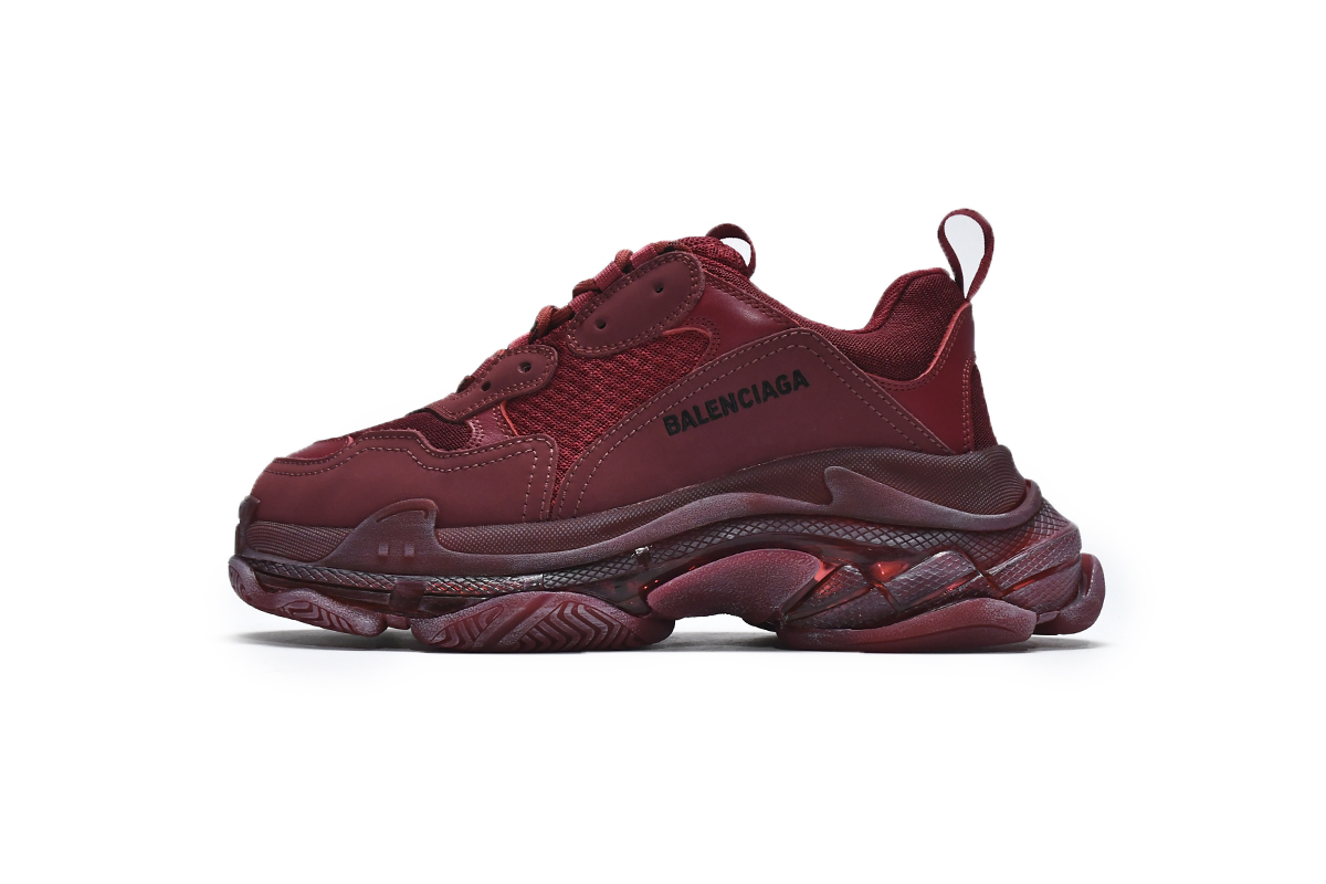 Balenciaga Triple S Red Wine 544351 W06F1 9878