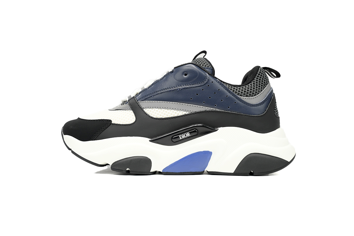 Dior White Blue Black B22 Sneakers White Blue