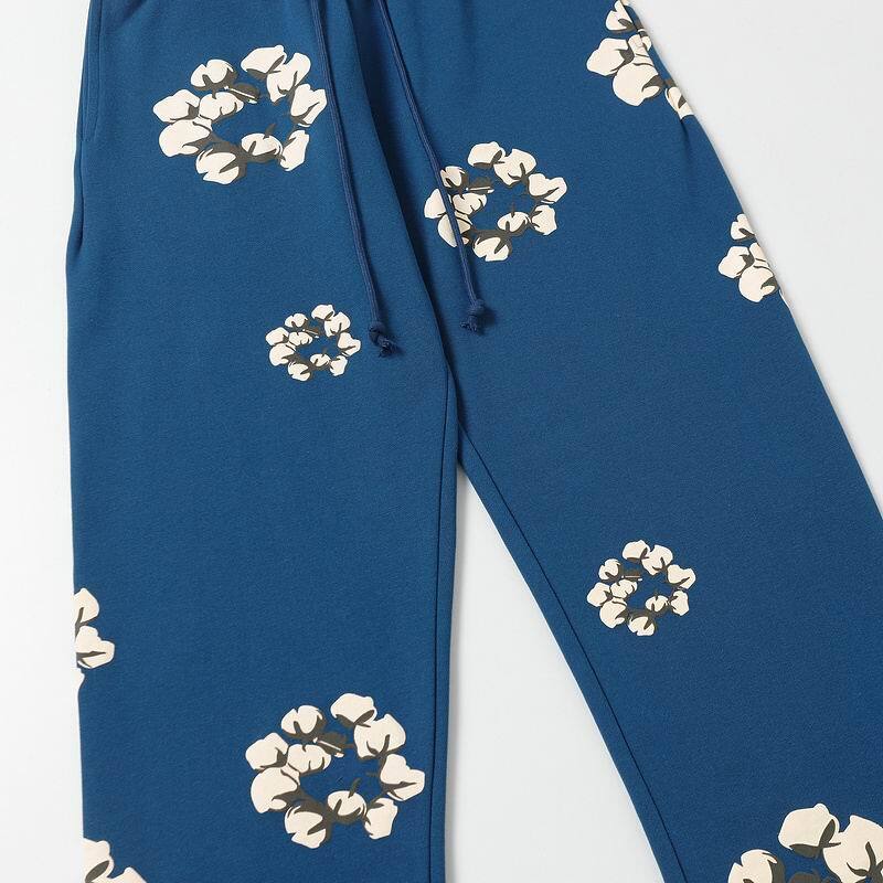 Denim Tears Cactus Tears Wreath Sweatpants Blue