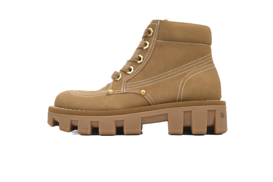 Louis Vuitton Checker Ankle Martin Boots 1ACN8B