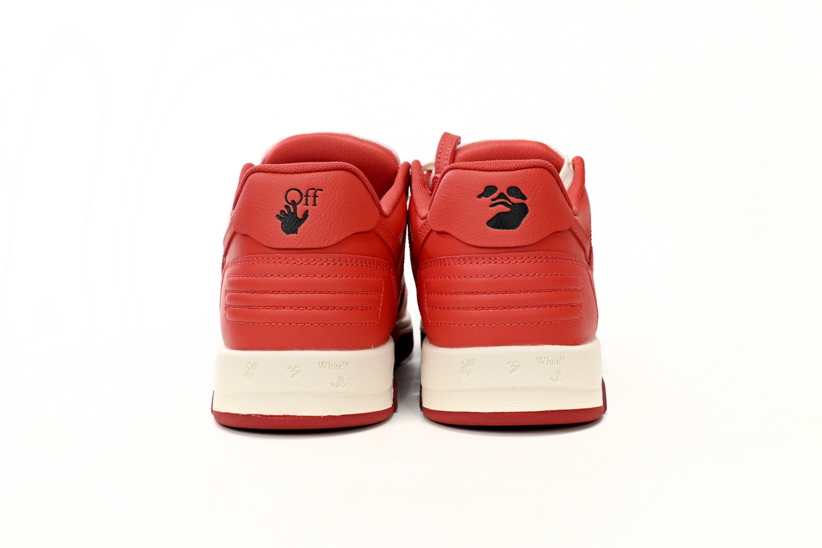 OFF-WHITE Out Of Office Red And White OMIA189F 22LE00 10128