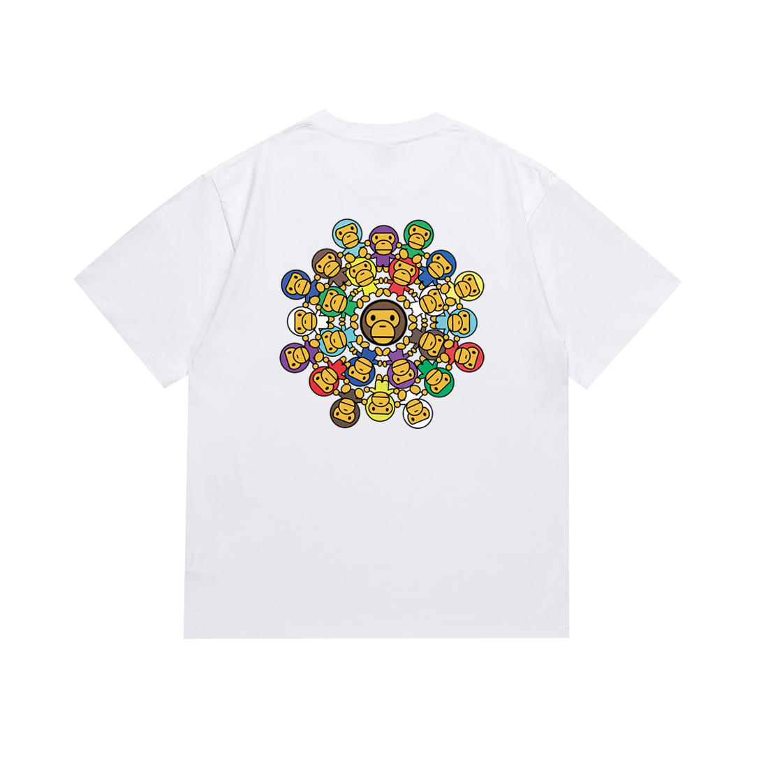 BAPE Milo Circle T-shirt White/Black 132