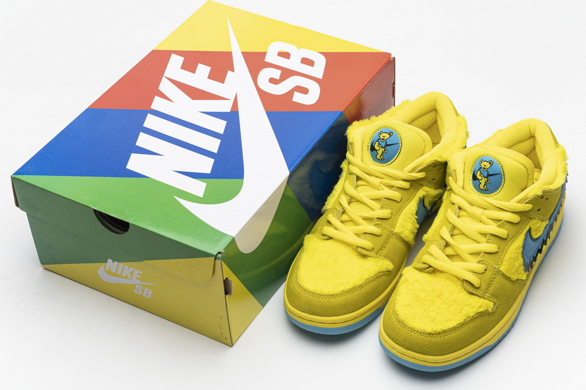 Grateful Dead x Nike SB Dunk Low Yellow Bear CJ5378-700