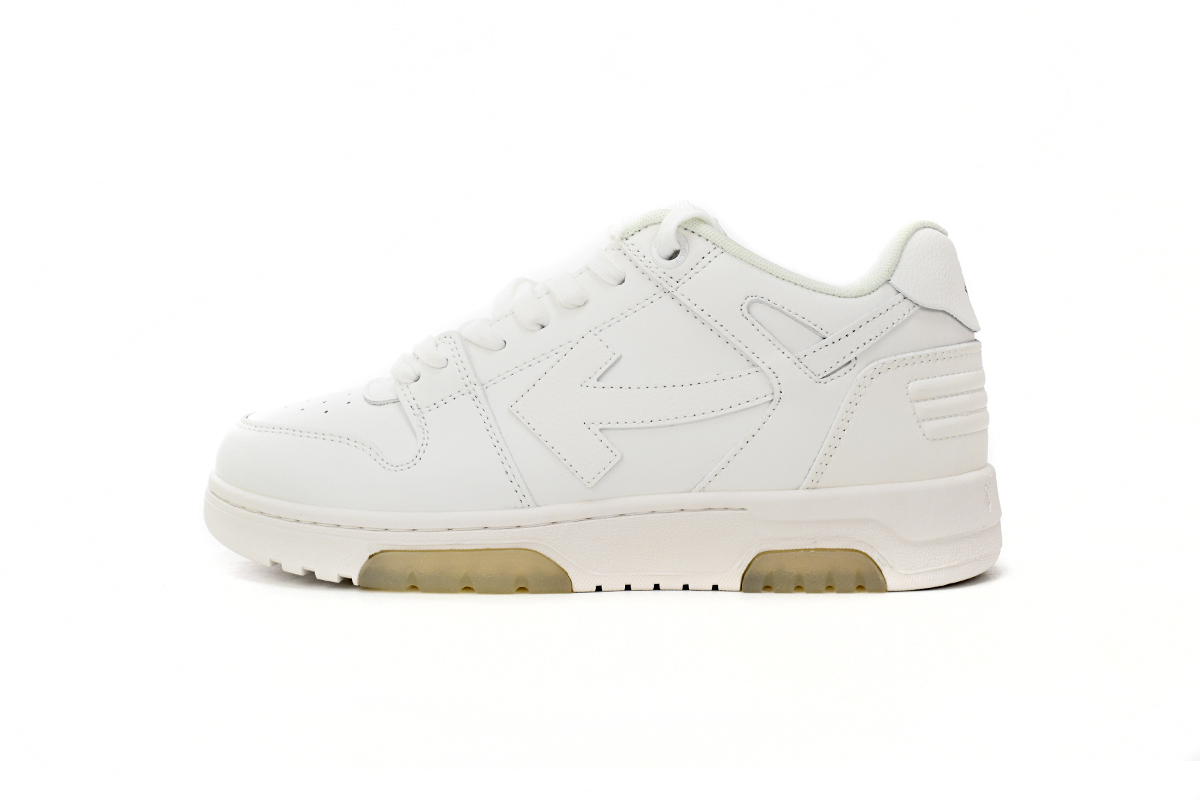 OFF WHITE Out Of Office OOO Low Tops Triple White OMIA189 C99LEA00 10100