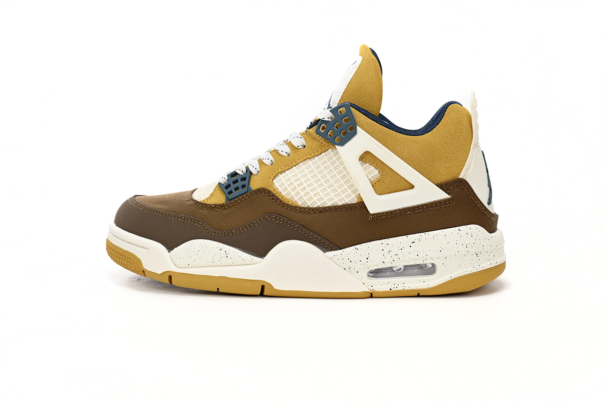 Air Jordan 4 Cacao Wow Brown White FB2214-200