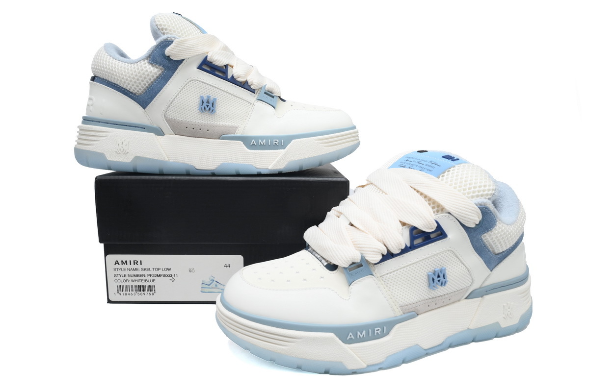 AMIRI MA-1 White Blue