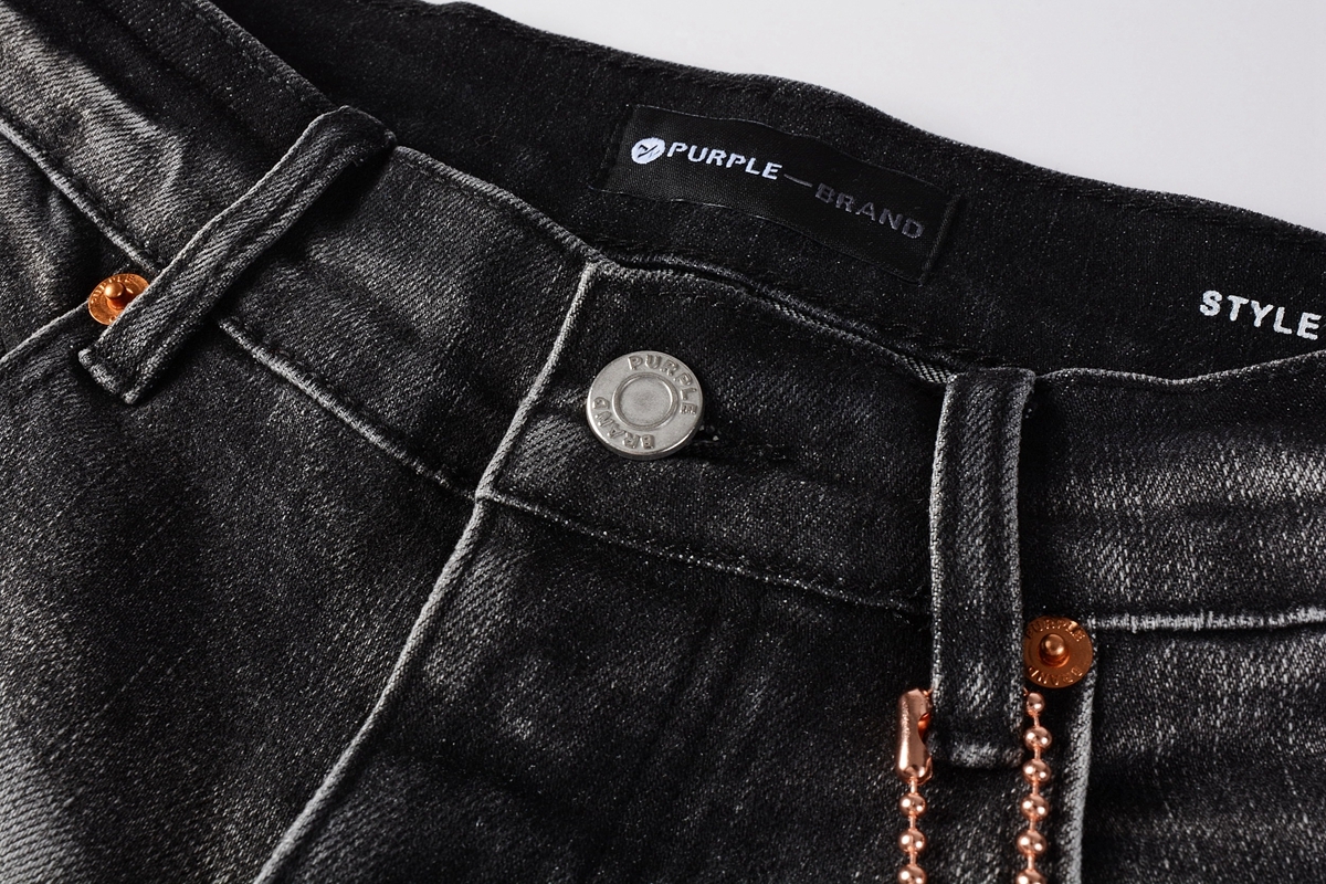 Purple Jeans Gradient Deep Black 014