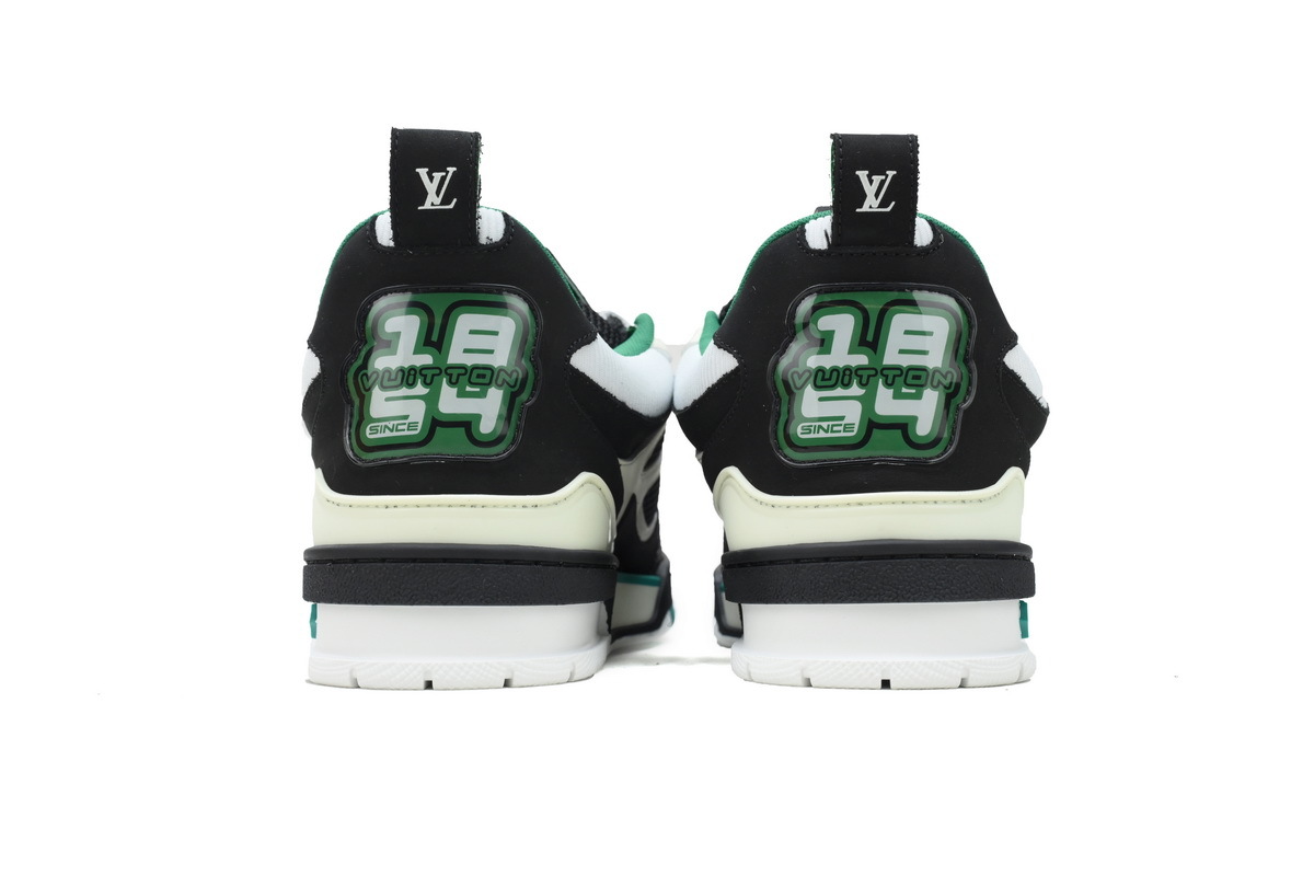 Louis Vuitton Skate Sneaker Green Black White