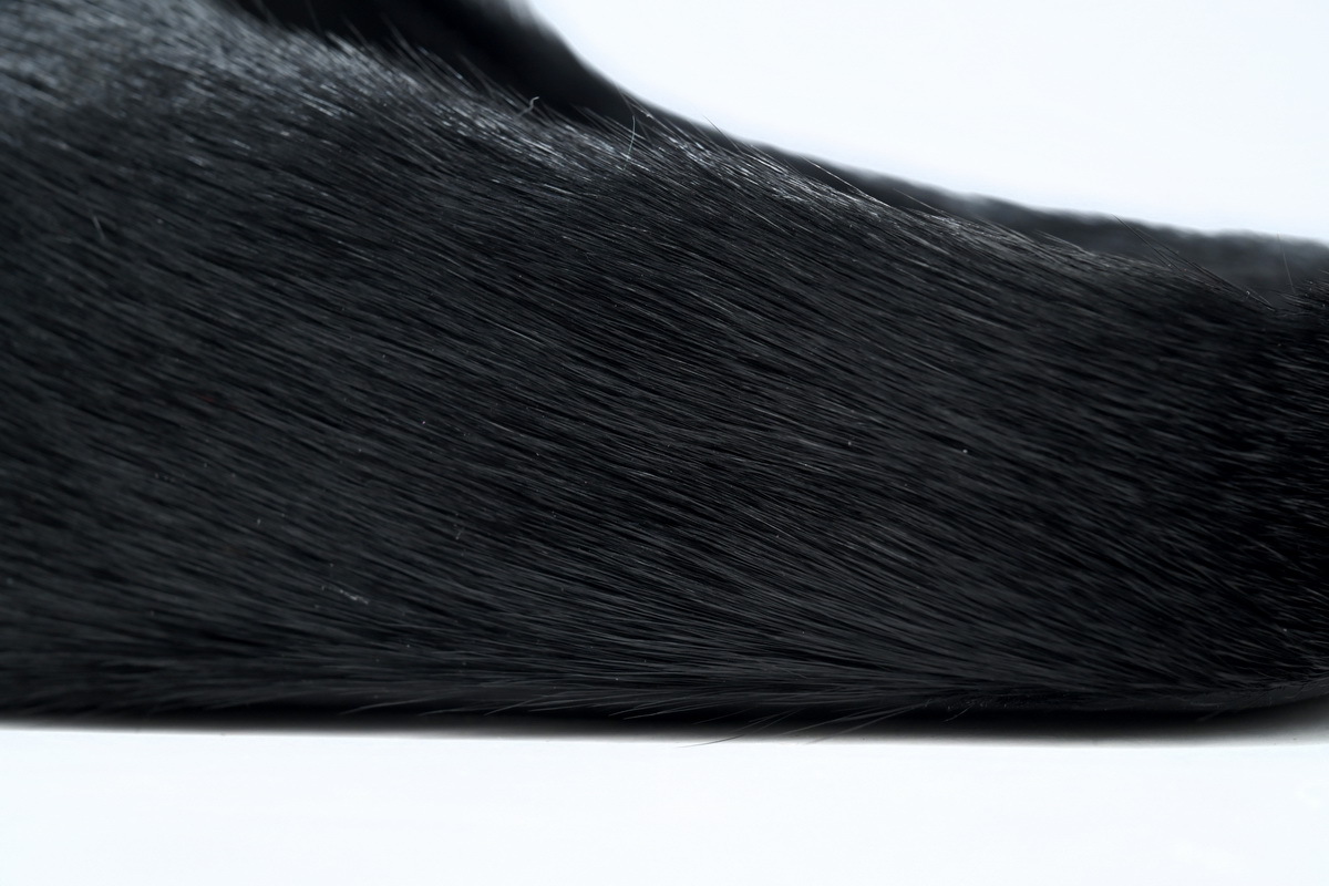 Marni Loafers Long-hair Calfskin Fussbett Sabot Black Slippers