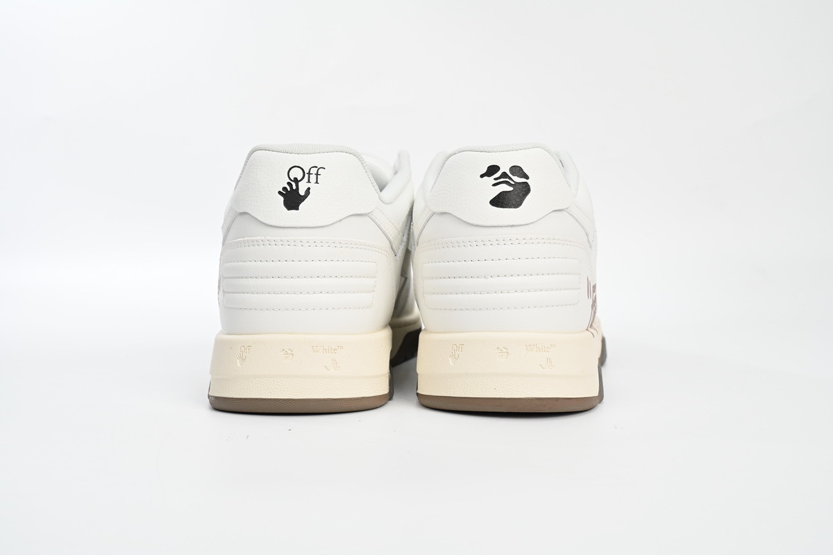 OFF-WHITE Out Of Office Beige Gray OMIA189 C99LEA00 30117