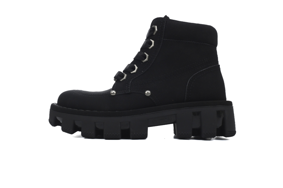 Louis Vuitton Checker Ankle Martin Boots 1ACN7Y