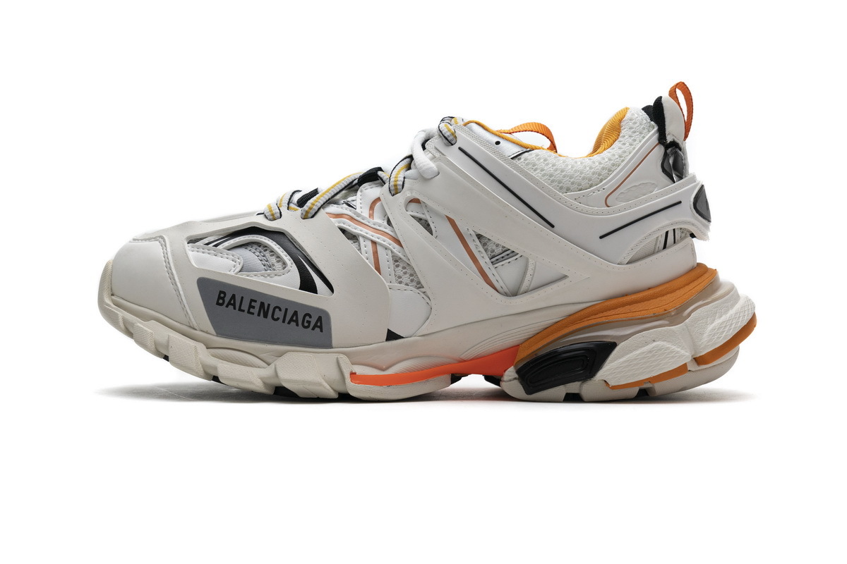 Balenciaga Tess S White Orange 542436 W1GB7 9059
