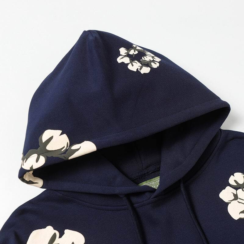 Denim Tears Cactus Tears Wreath Hoodie Navy