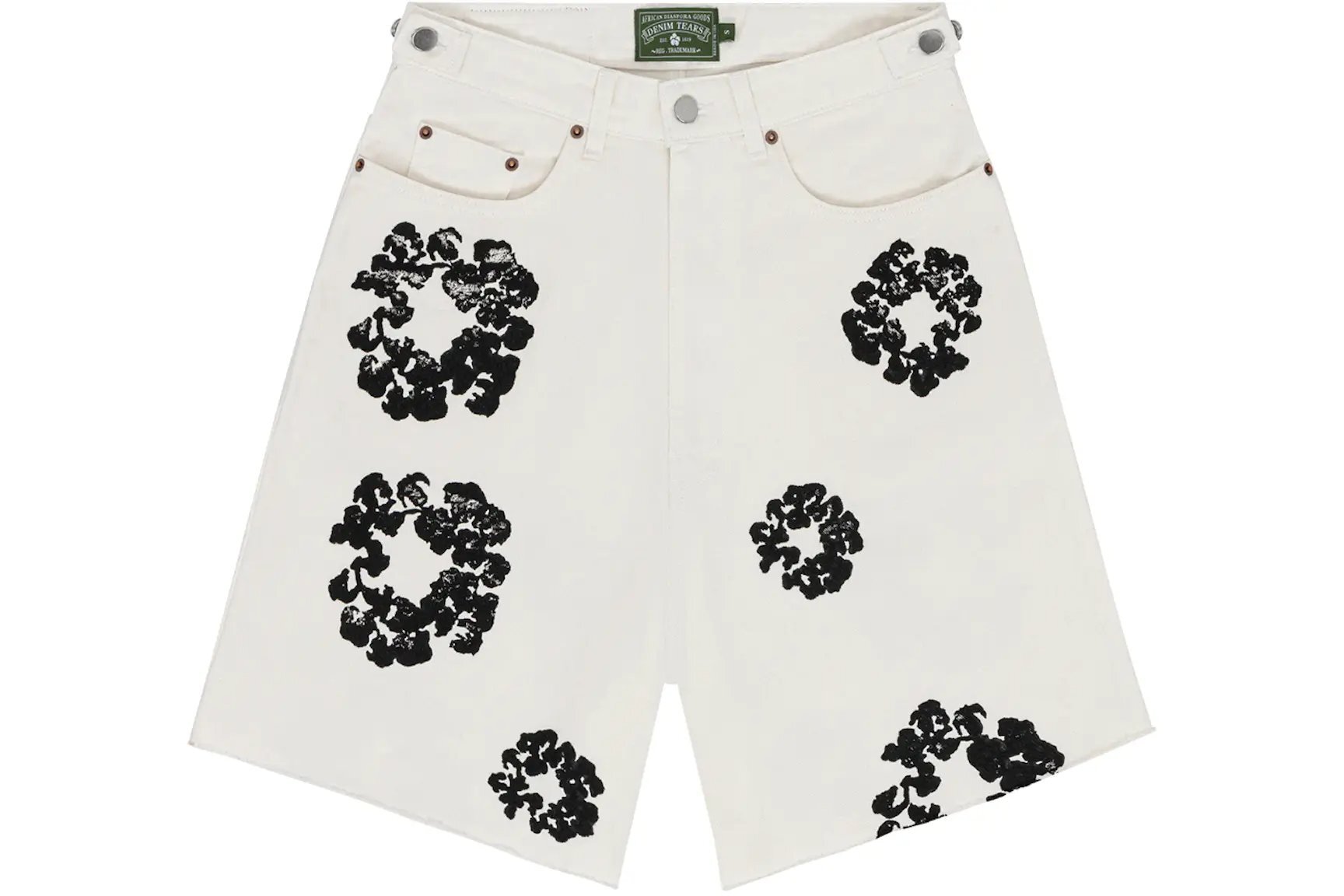 Denim Tears x Levi's The Cotton Wreath Short Jean White