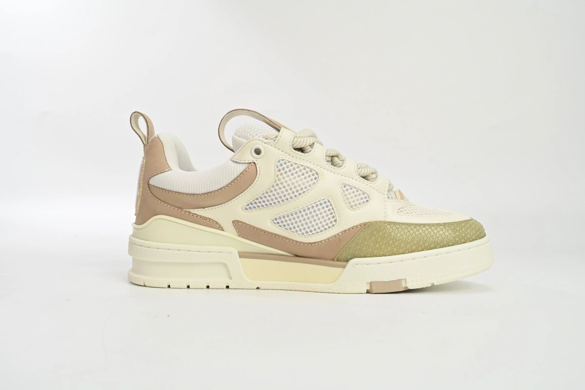 Louis Vuitton Skate Sneaker Beige White 1AARQH