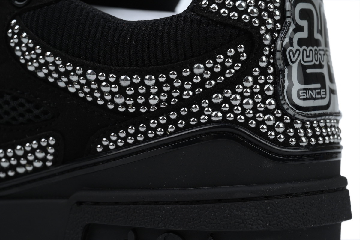 Louis Vuitton Skate Trainer Black Swarovski Monogran