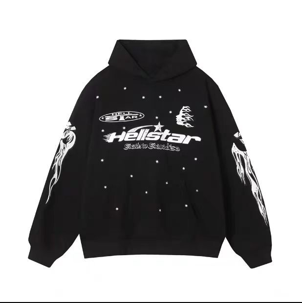 Hellstar Tracksuit Hoodie + Sweatpants Black