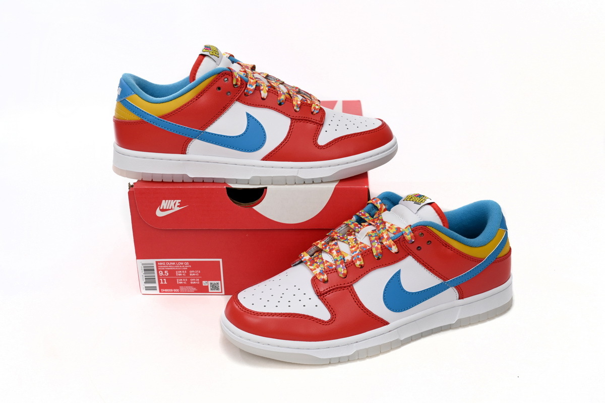 Nike Dunk Low White Red And Blue DH8009-600