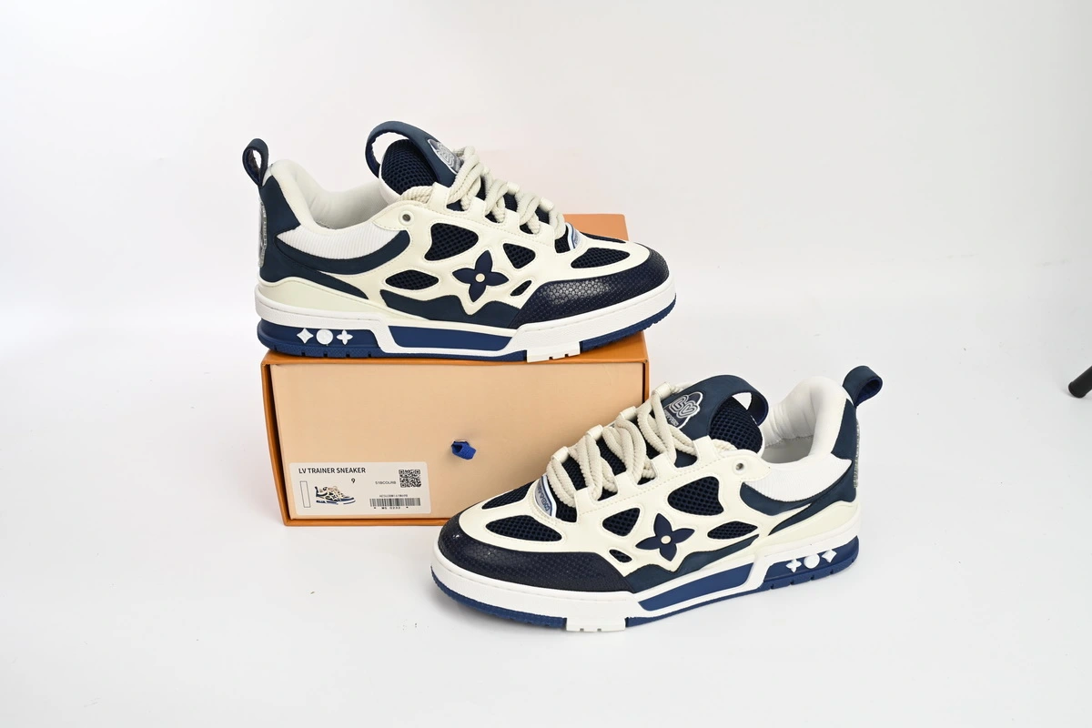 Louis Vuitton Skate Sneaker Marine White Dark Blue 1AARRL