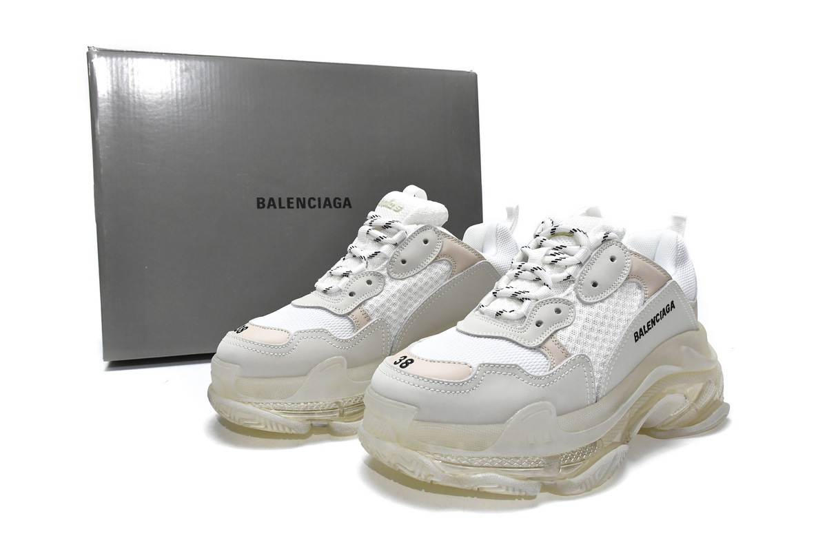 Balenciaga Triple S White 544351 W09E1 9000