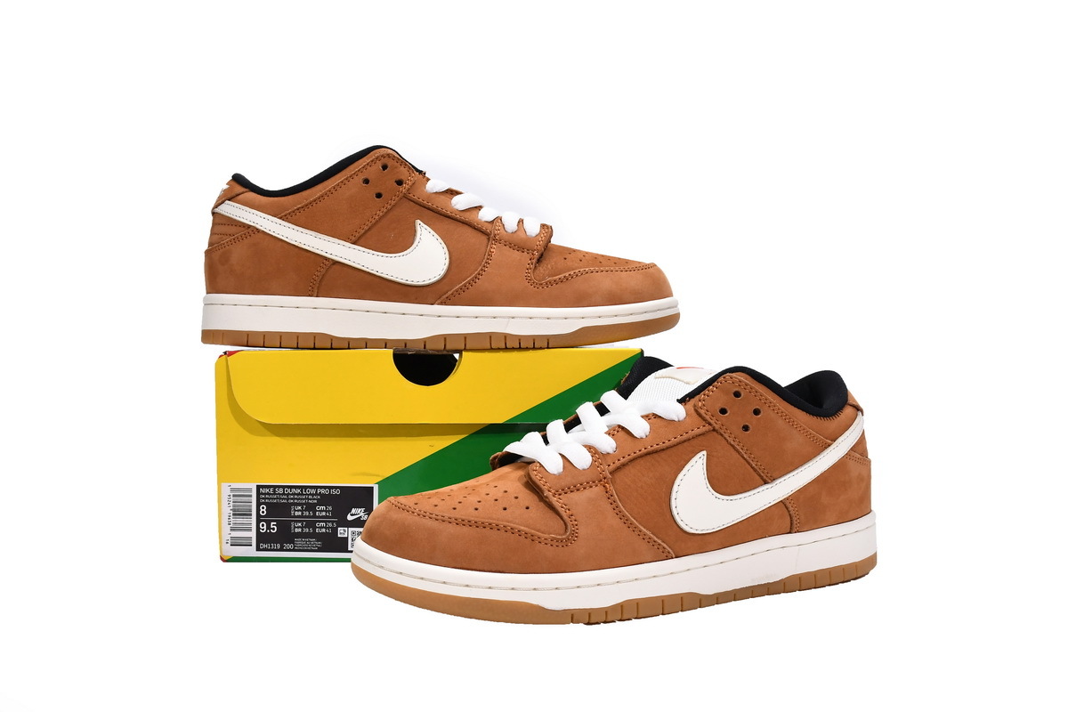 Nike SB Dunk Low Pro Iso DK Russet Sail DH1319-200