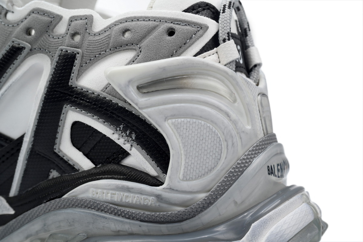Balenciaga Runner White Black Gray 677402 W3RB2 9012