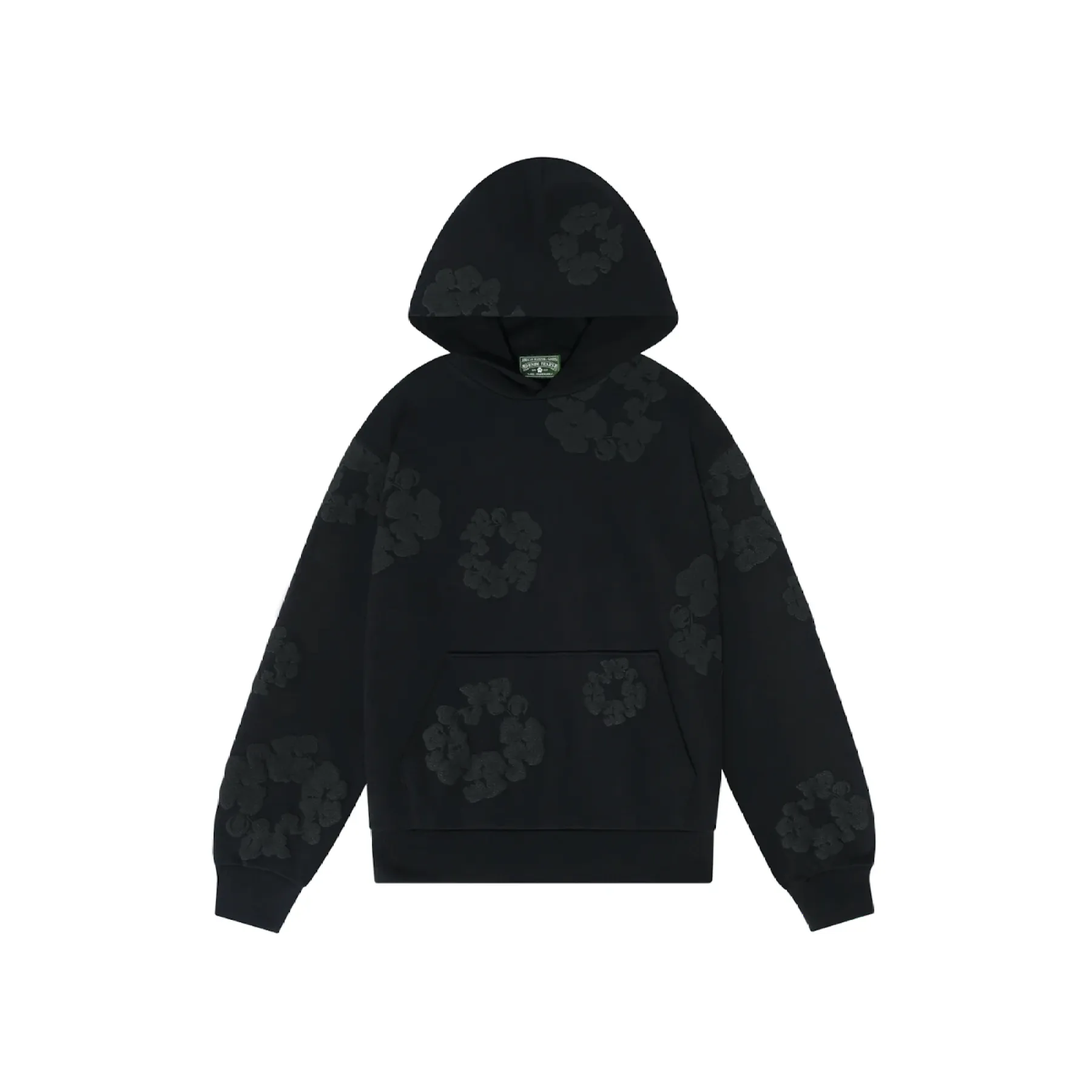 Denim Tears Cotton Wreath Sweatshirt Hoodie Black Monochrome
