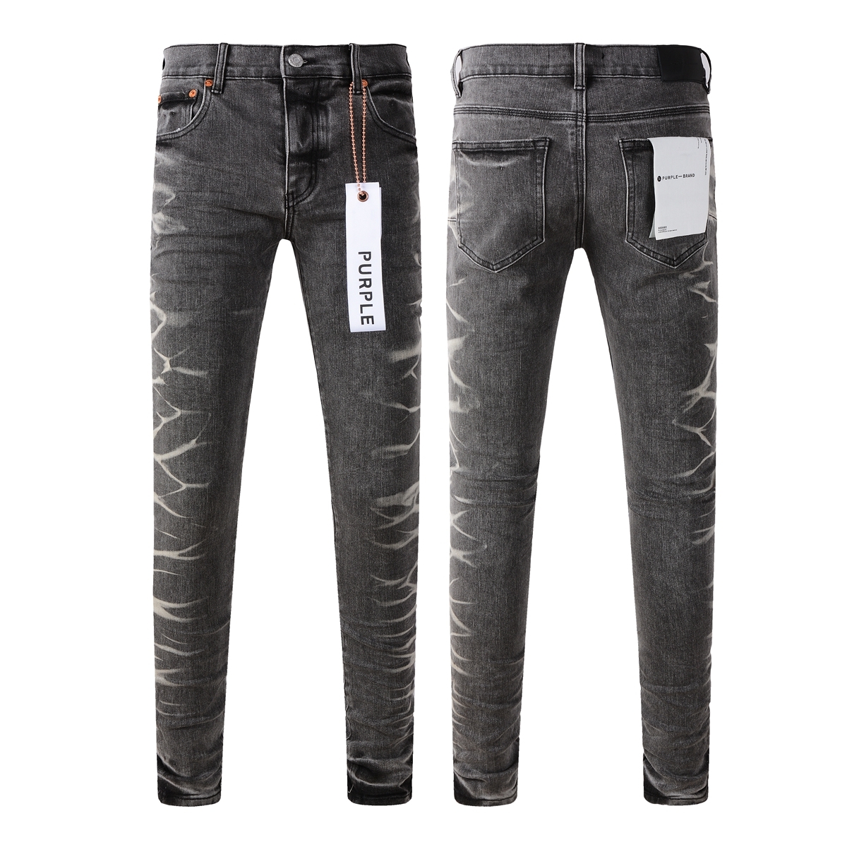 Purple Jeans jet black 001