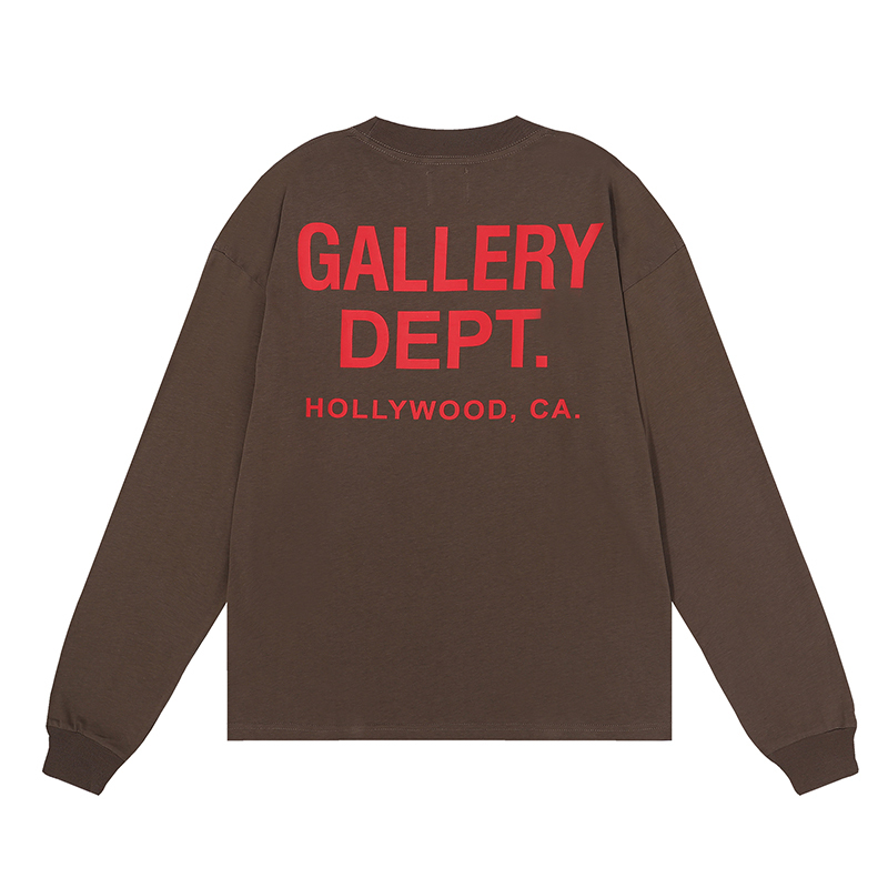 Gallery Dept Hoodie Crewneck Black White Brown Purple