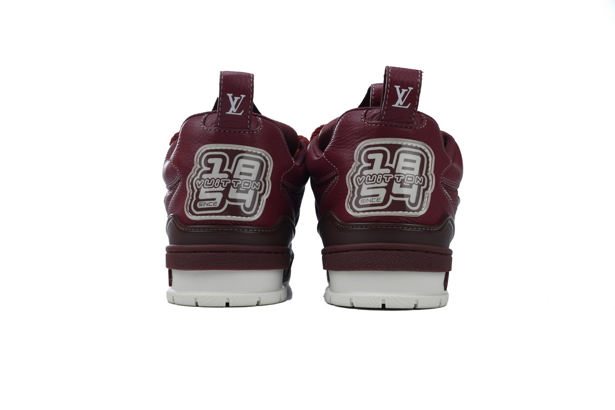 Louis Vuitton Skate Sneaker Wine
