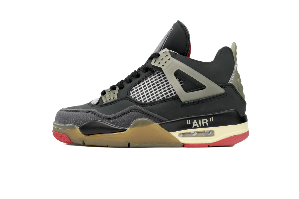 OFF White x Air Jordan 4 Bred CV9388-001
