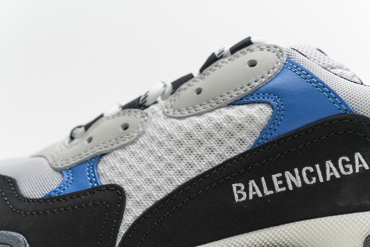 Balenciaga Triple S Black Grey Blue 541624 W06E2 7080