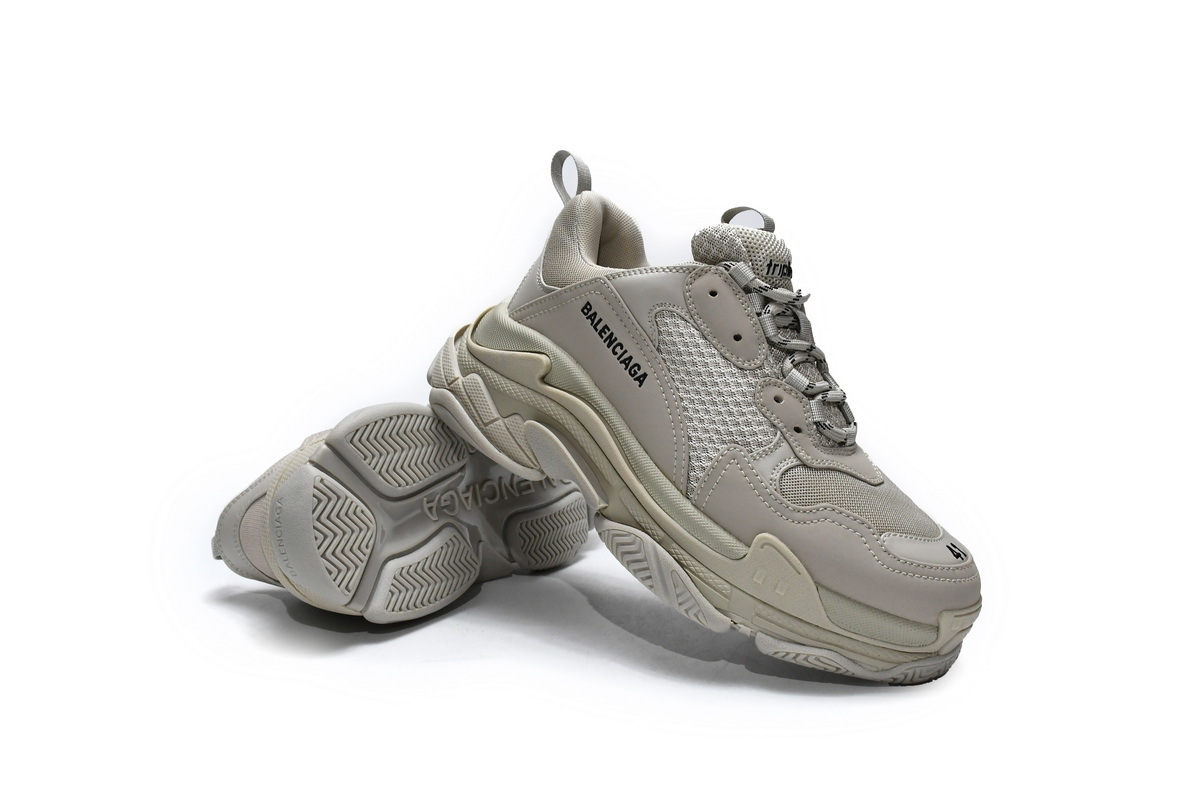 Balenciaga Triple S Rice Ash 534737 W2FW1 9700