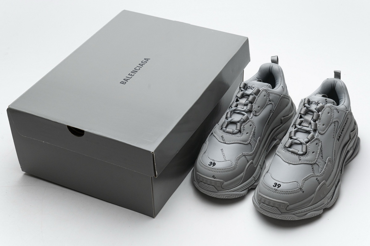 Balenciaga Triple S Grey Black 536737 W2FA1 1210