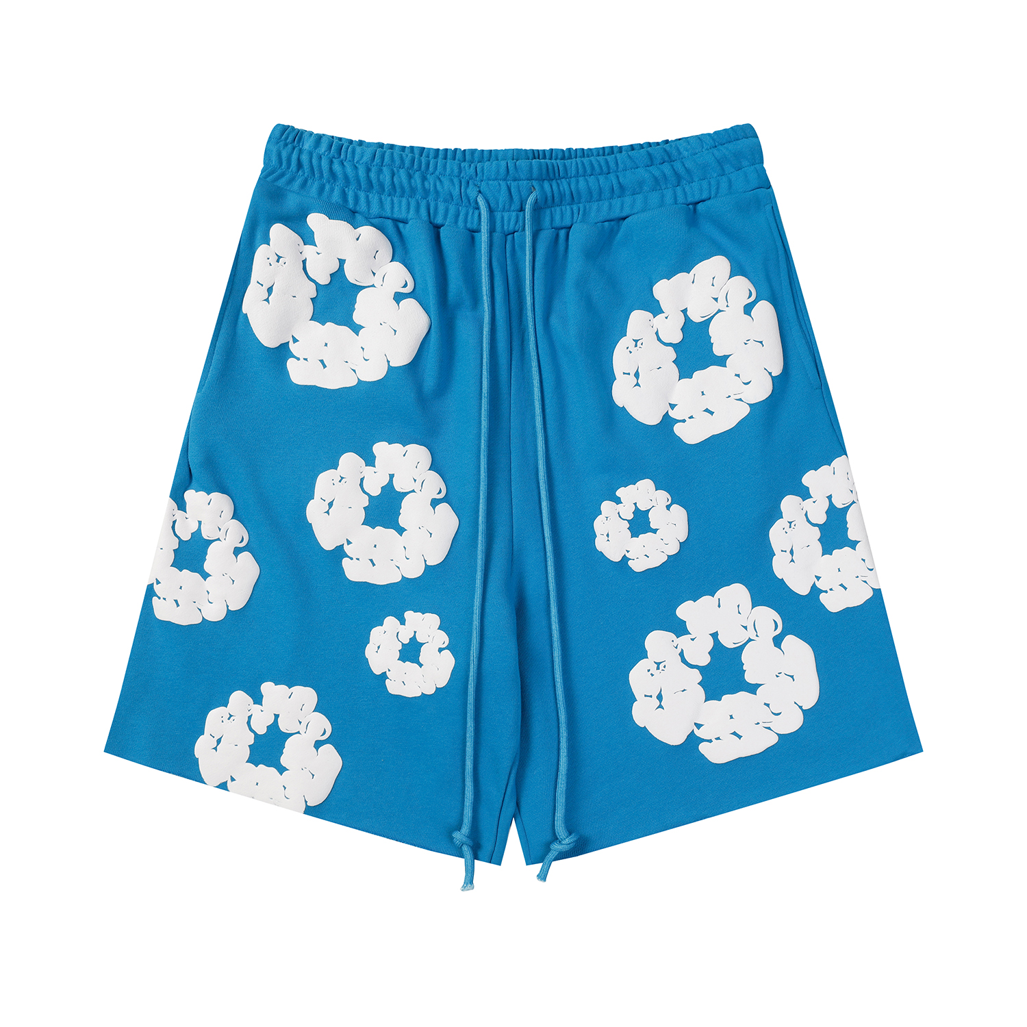 Denim Tears The Cotton Wreath Shorts Royal Blue