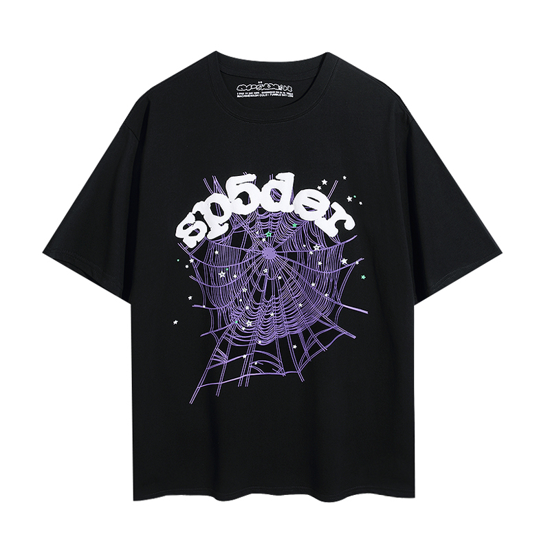 Sp5der T-shirt black and white