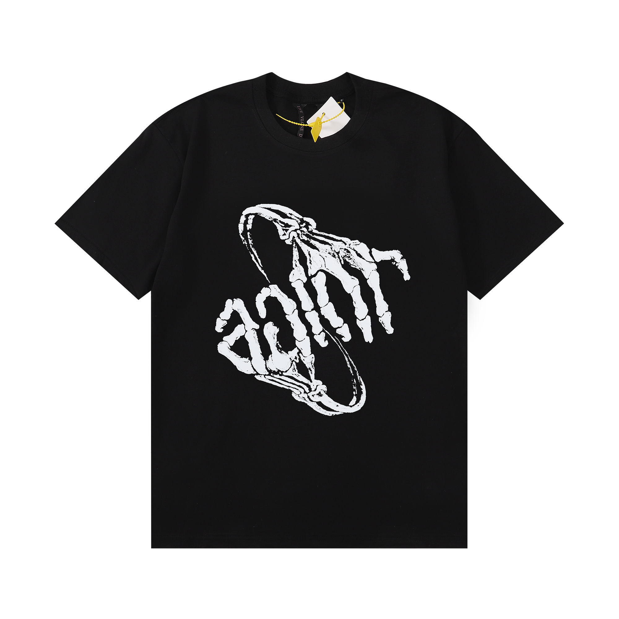 Juice WRLD Vlone Bones T-shirt Black