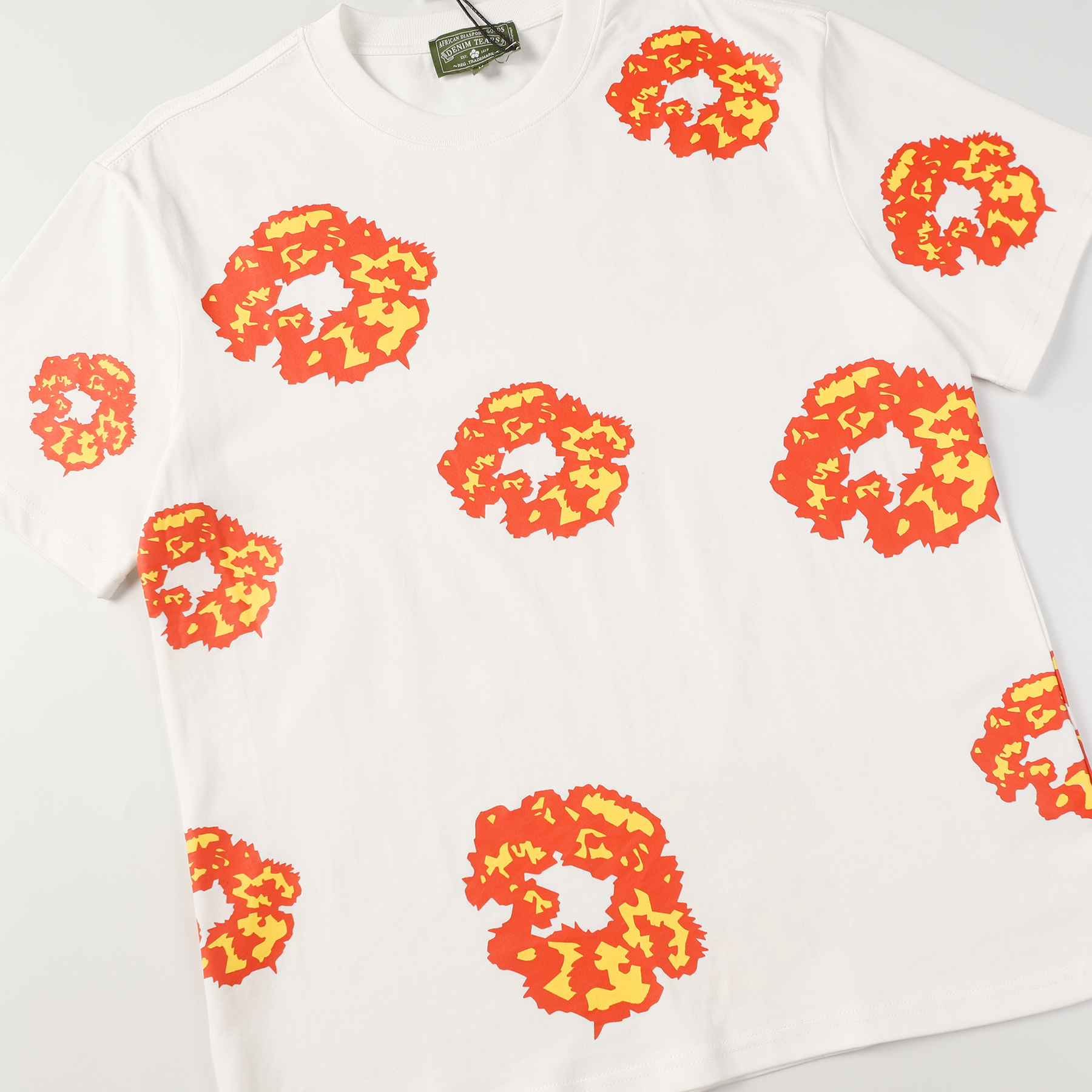 Denim Tears The Cotton Wreath V2 T-shirt White