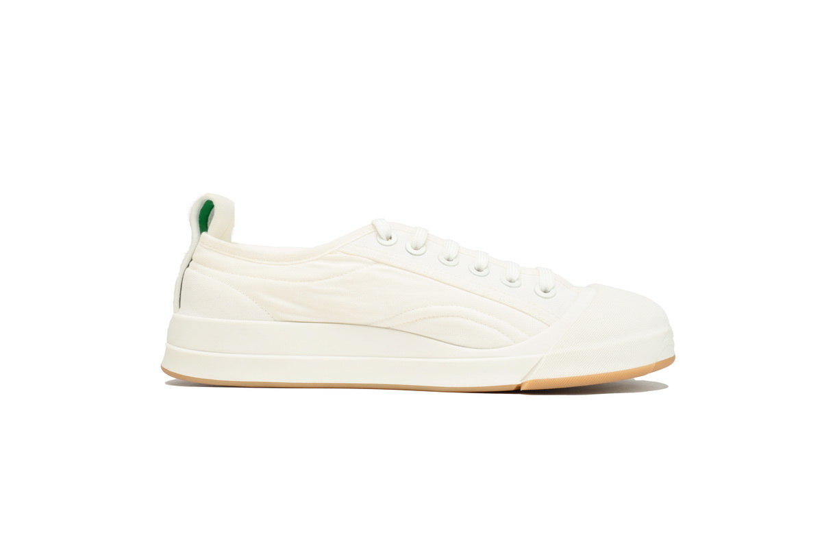 Bottega Veneta Low Top Sneaker All White