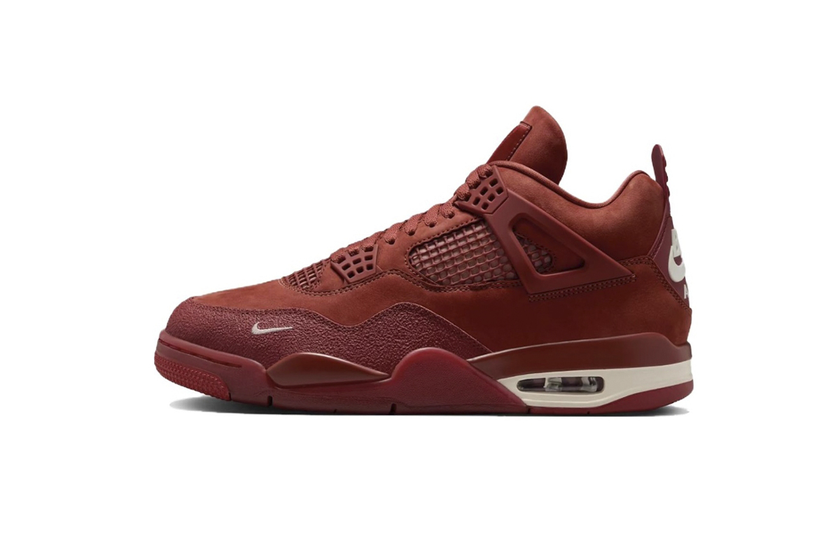 Air Jordan 4 Retro OG Brick by Brick x Nigel Sylvester Orange Brown HF4340-800