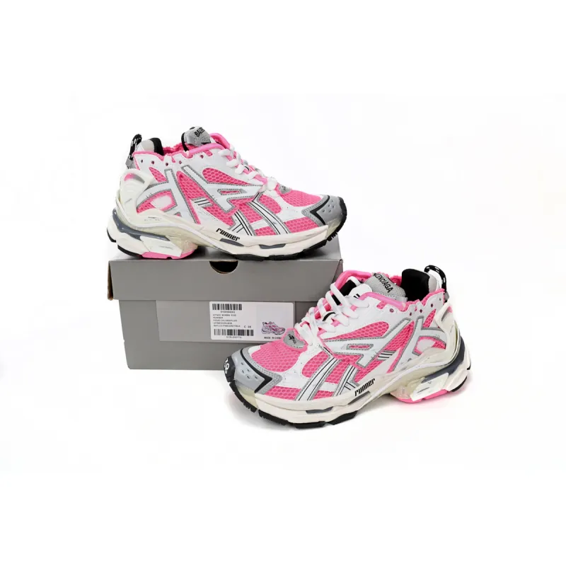 Balenciaga Runner White Pink Powder 677402 W3RBN 9155