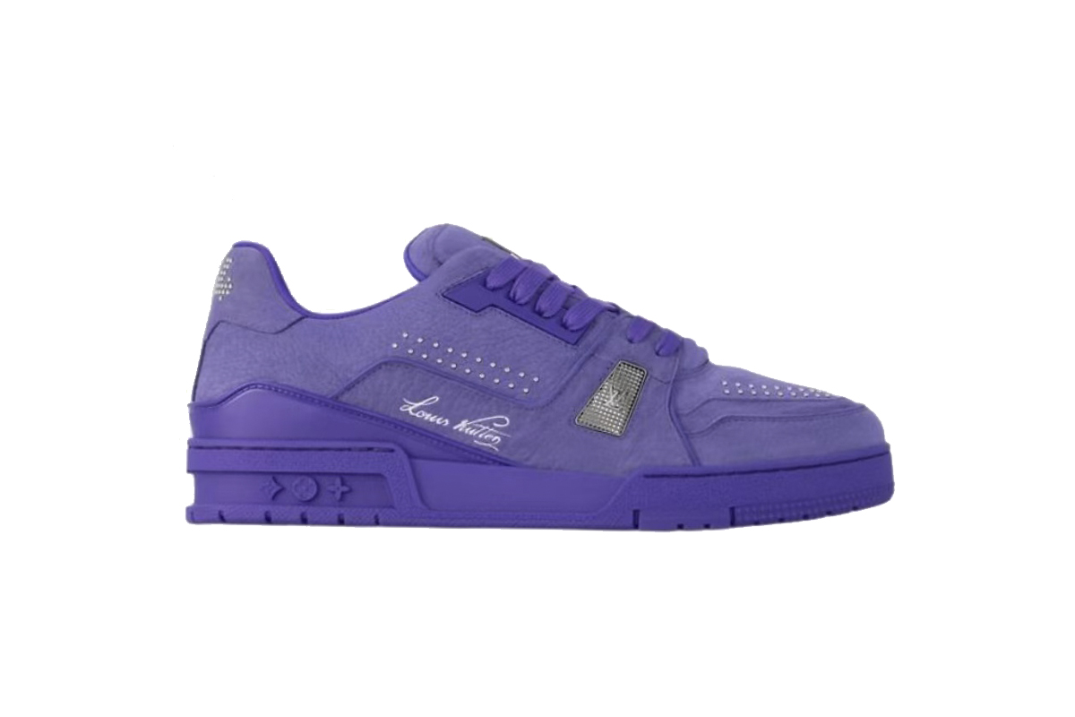 Louis Vuitton Trainer Purple Rivet 1ADHAI