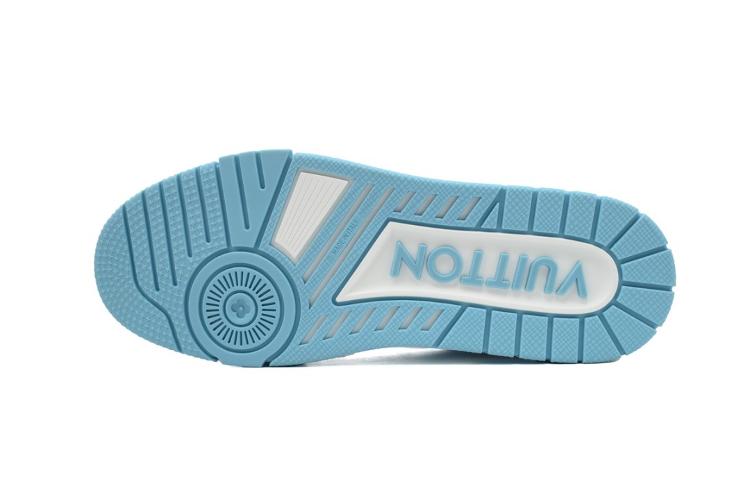 Louis Vuitton Trainer Low White Sky Blue