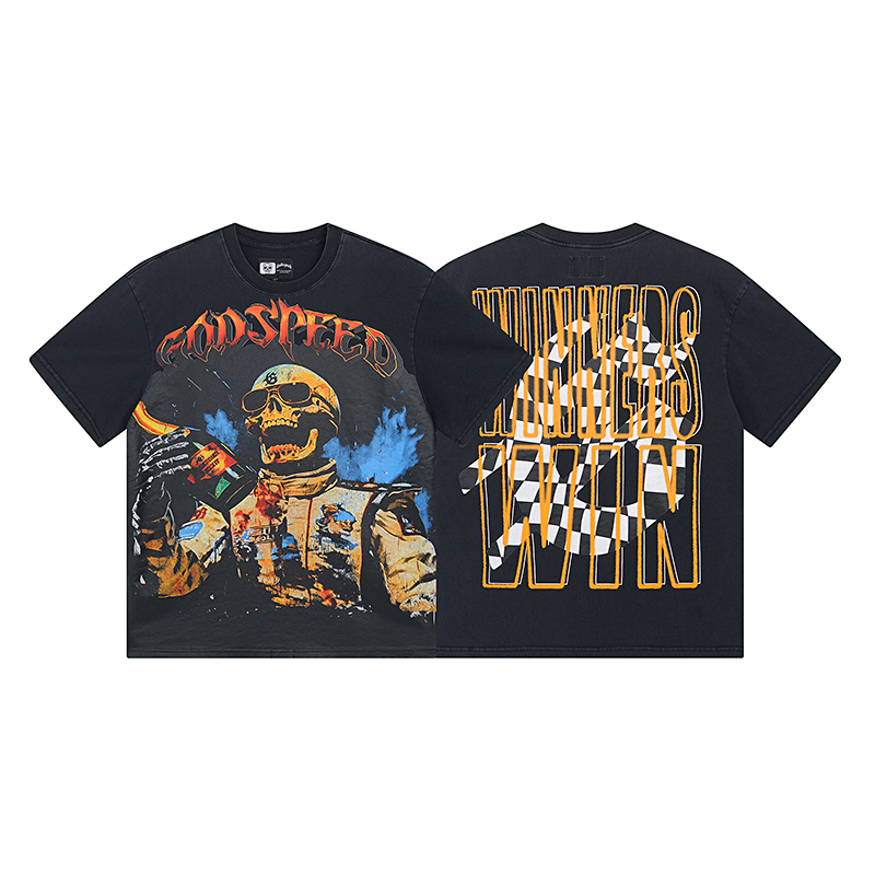 Godspeed Victory Toast T-shirt Black Wash
