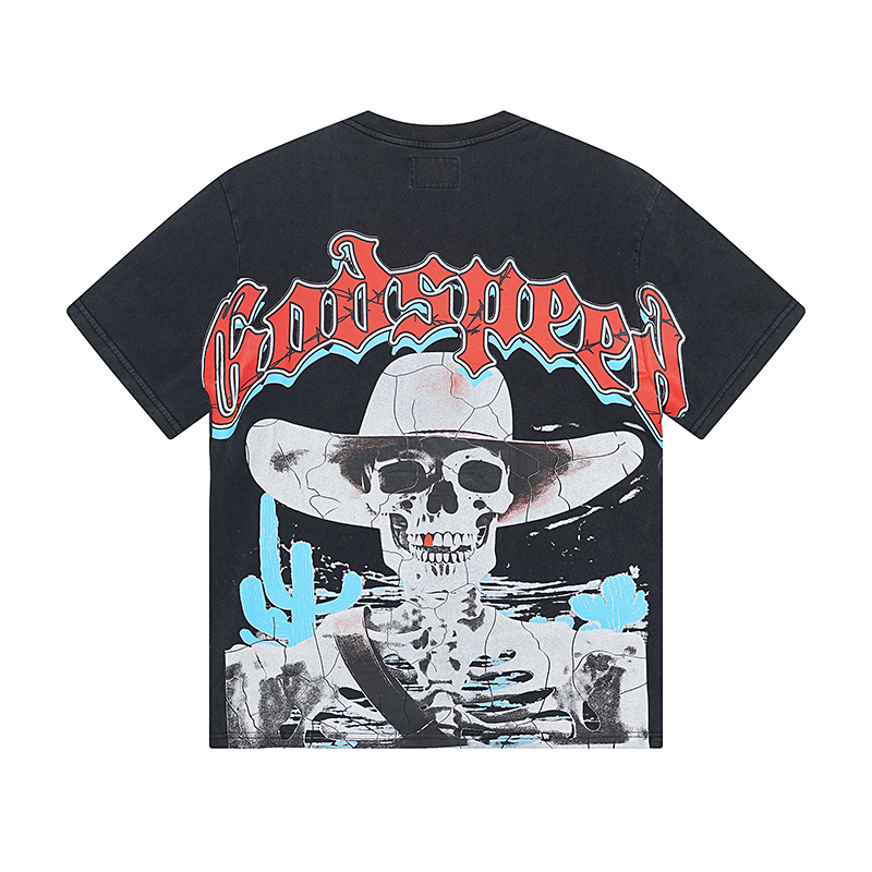 Godspeed Goldie T-Shirt Black Washed