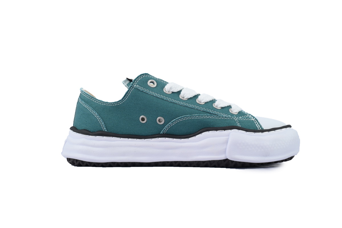 Mihara Yasuhiro Hank OG Sole Canvas Low White Green NO.727
