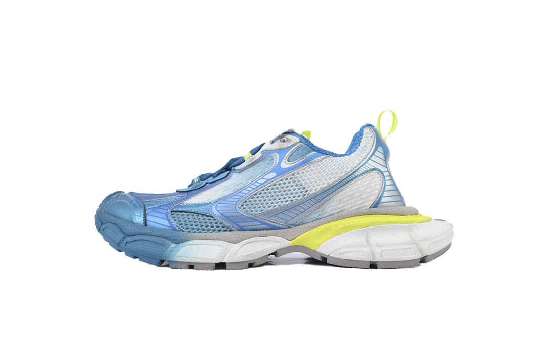 Balenciaga 3XL Sneaker White Blue Yellow 734734 W3XTS 9479