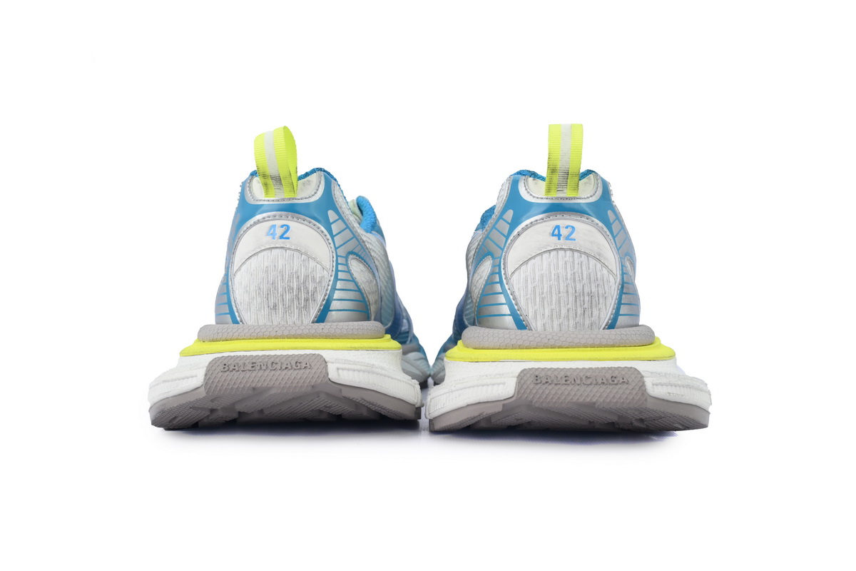 Balenciaga 3XL Sneaker White Blue Yellow 734734 W3XTS 9479