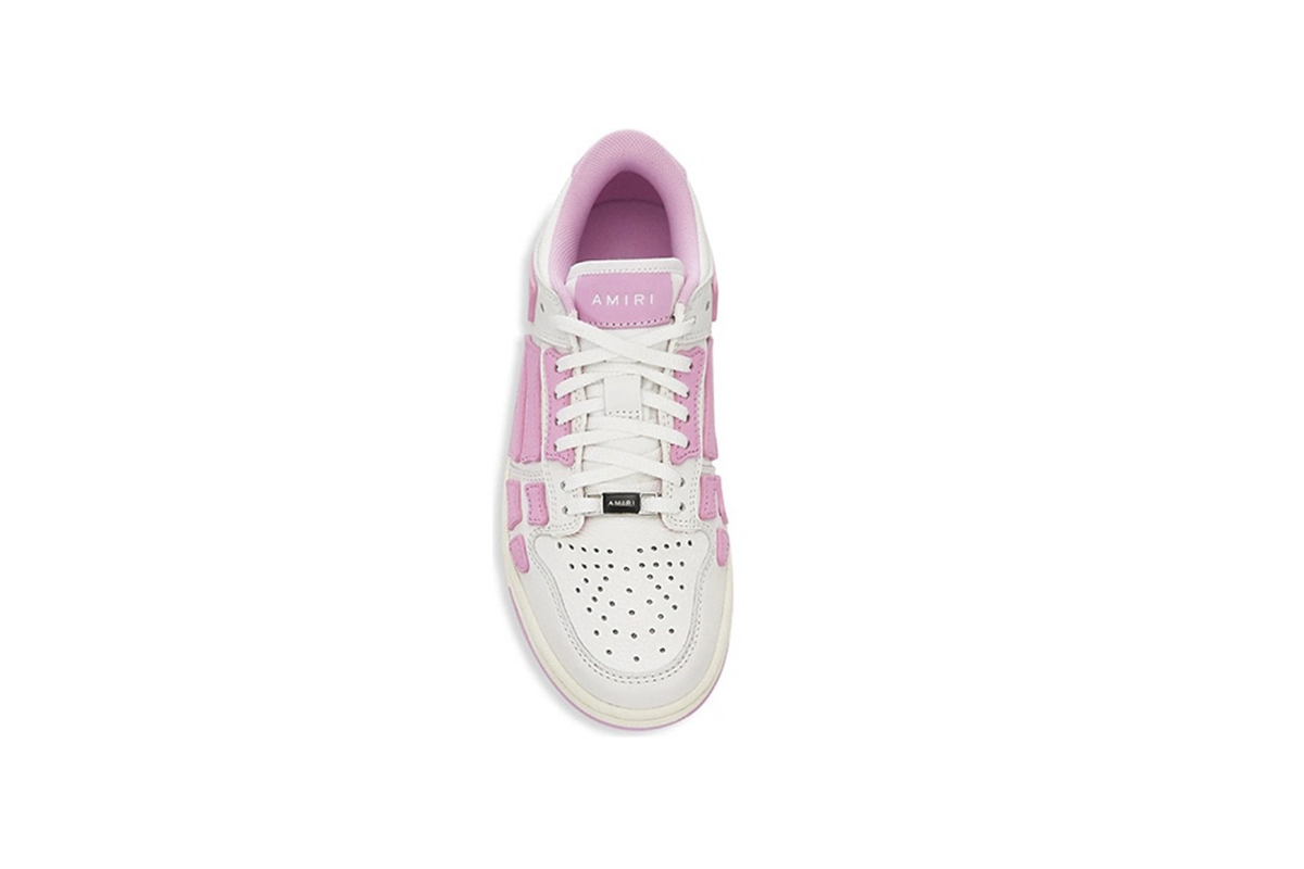 Amiri Skel Top Low White Pink