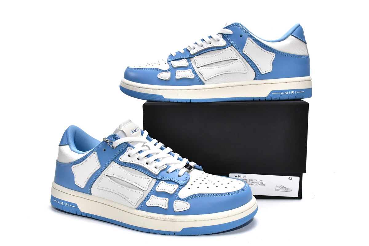 Amiri Skel Top low Top Sneakers White Blue